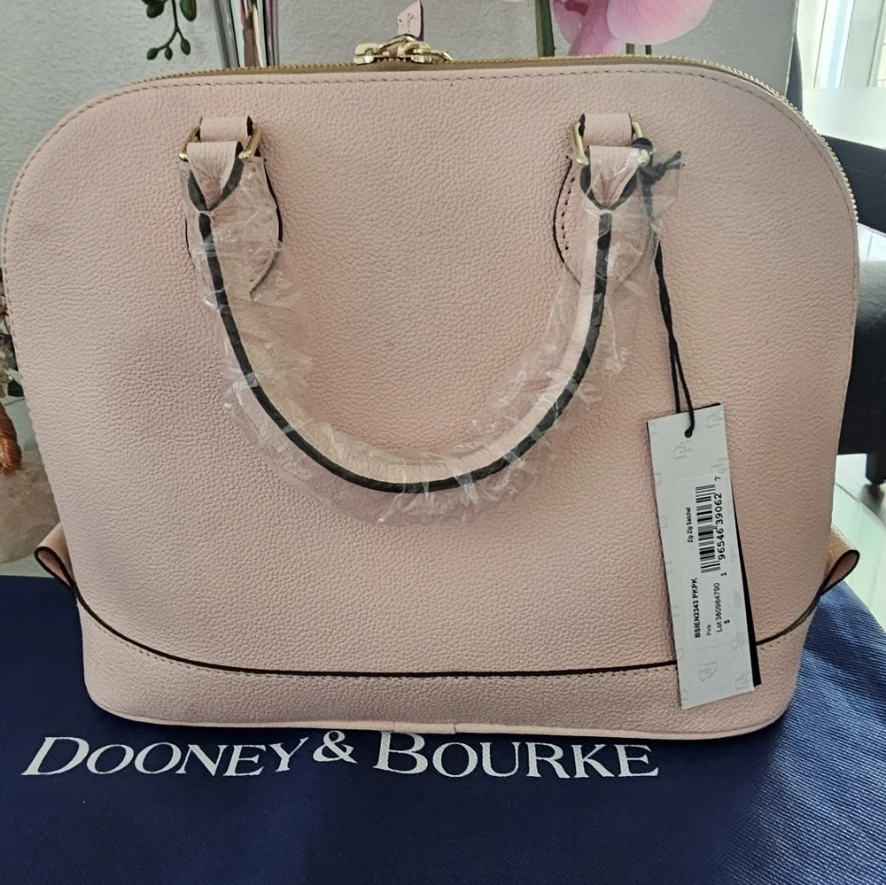 Dooney & Bourke Sorrento Zip Zip Satchel , Pink